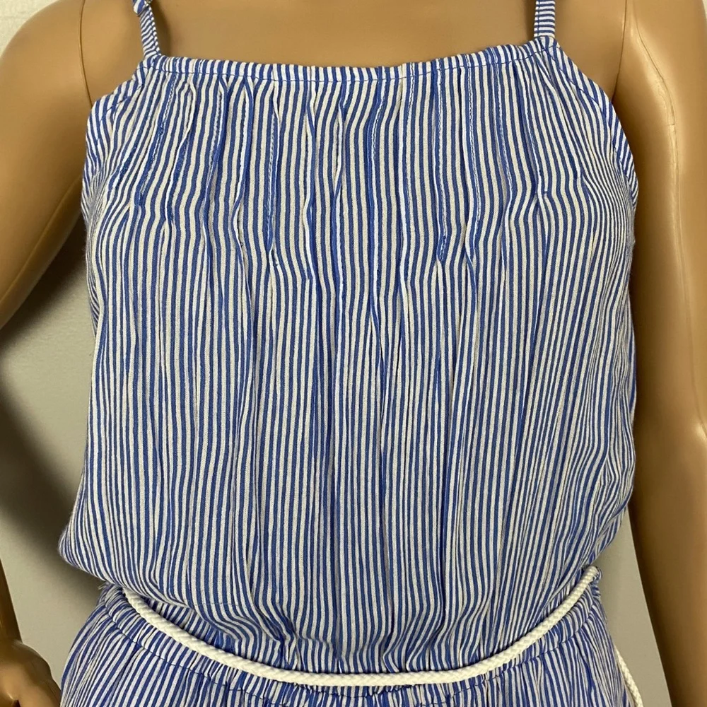 FAITHFULL THE BRAND BLUE STRIPED JUMPSUIT - Picture 4 of 11